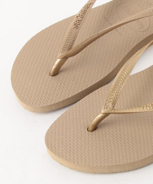 havaianas（ハワイアナス）の「havaianas SLIM / ハワイアナス / ビーチサンダル（ビーチサンダル・レディース・ブラック/ライトピンク・37/38/33/34/35/36）」の3枚目の写真
