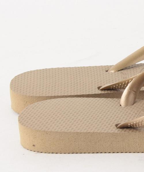 havaianas（ハワイアナス）の「havaianas SLIM / ハワイアナス / ビーチサンダル（ビーチサンダル・レディース・ブラック/ライトピンク・37/38/33/34/35/36）」の4枚目の写真