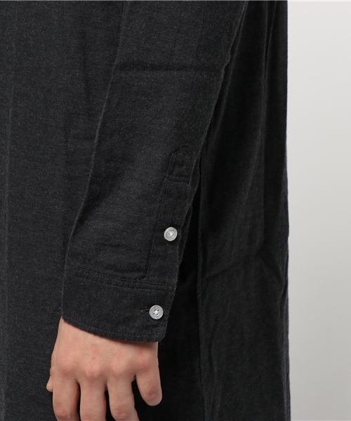 rovtski（ロフトスキー）の「ビエラシャンブレーフードロングシャツ（シャツ/ブラウス・メンズ・オートミール/ブラック・LARGE/MEDIUM）」の6枚目の写真
