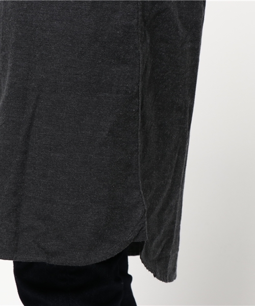 rovtski（ロフトスキー）の「ビエラシャンブレーフードロングシャツ（シャツ/ブラウス・メンズ・オートミール/ブラック・LARGE/MEDIUM）」の7枚目の写真