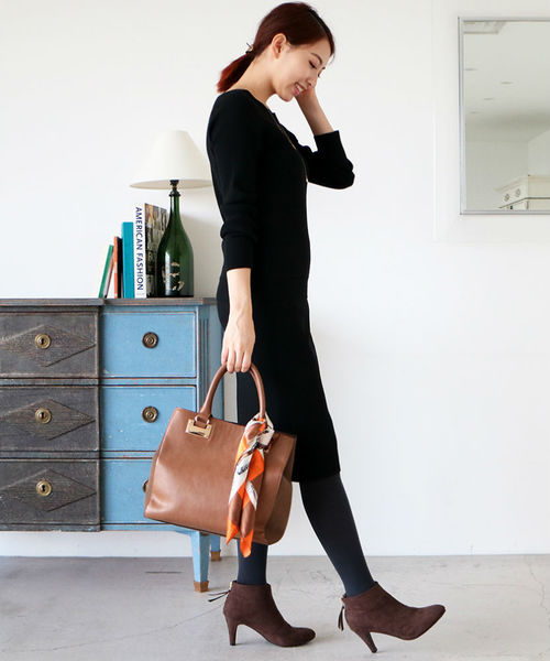 N.（N. Natural Beauty Basic）（エヌエヌナチュラルビューティーベーシック）の「リブセットアップスカート（スカート・レディース・ベージュ/ブラック/グレー/ボルドー・MEDIUM）」の20枚目の写真