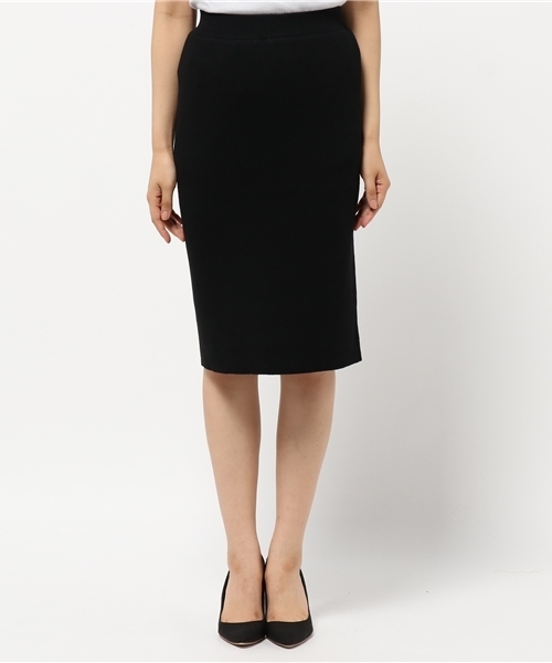 N.（N. Natural Beauty Basic）（エヌエヌナチュラルビューティーベーシック）の「リブセットアップスカート（スカート・レディース・ベージュ/ブラック/グレー/ボルドー・MEDIUM）」の16枚目の写真