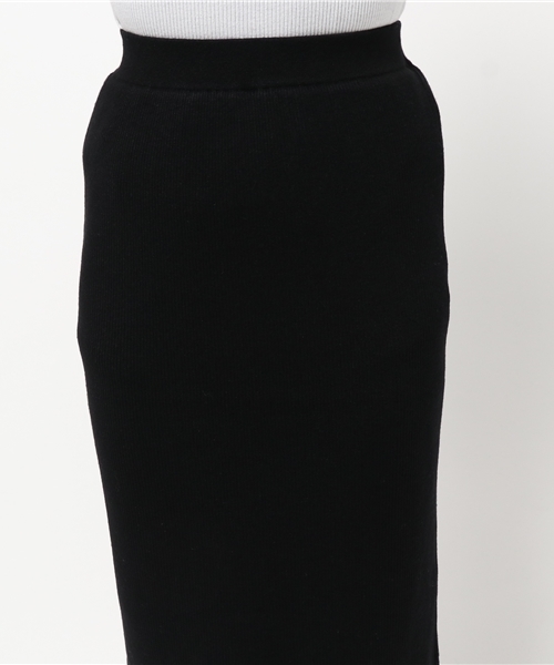 N.（N. Natural Beauty Basic）（エヌエヌナチュラルビューティーベーシック）の「リブセットアップスカート（スカート・レディース・ベージュ/ブラック/グレー/ボルドー・MEDIUM）」の9枚目の写真