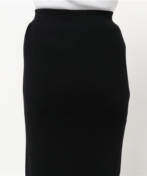 N.（N. Natural Beauty Basic）（エヌエヌナチュラルビューティーベーシック）の「リブセットアップスカート（スカート・レディース・ベージュ/ブラック/グレー/ボルドー・MEDIUM）」の10枚目の写真