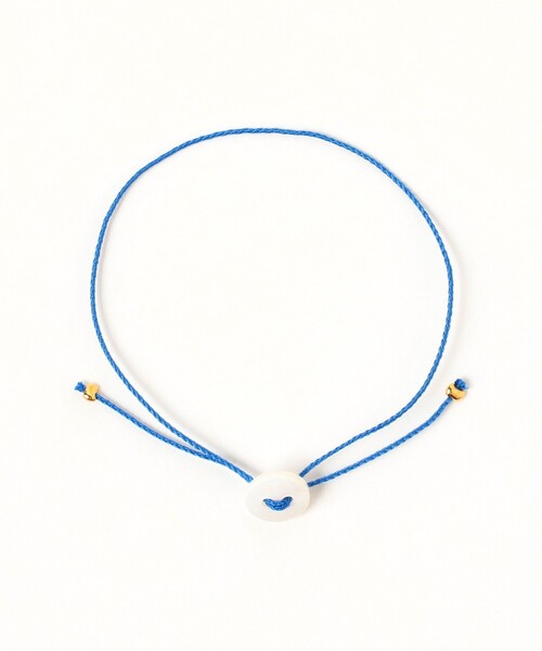 別注】神保真珠商店 / びわ湖真珠 貝ボタン ブレスレット 丸型