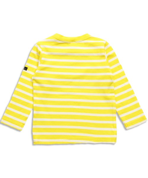 apres les cours(アプレレクール)の「先染めボーダー長袖Tシャツ(Tシャツ/カットソー・キッズ・グリーン/ネイビー/ピンク/イエロー/レッド・90/110/130/80/120/100/140)」の16枚目の写真