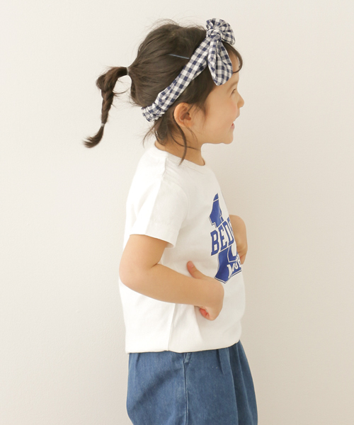 URBAN RESEARCH DOORS（アーバンリサーチドアーズ）の「Champion×DOORS プリントT ”U”（Tシャツ/カットソー・キッズ・オフホワイト/グリーン・90/135/120/105）」の4枚目の写真