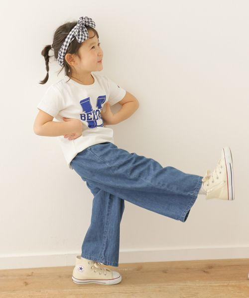 URBAN RESEARCH DOORS（アーバンリサーチドアーズ）の「Champion×DOORS プリントT ”U”（Tシャツ/カットソー・キッズ・オフホワイト/グリーン・90/135/120/105）」の5枚目の写真