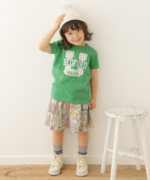 URBAN RESEARCH DOORS（アーバンリサーチドアーズ）の「Champion×DOORS プリントT ”U”（Tシャツ/カットソー・キッズ・オフホワイト/グリーン・90/135/120/105）」の15枚目の写真