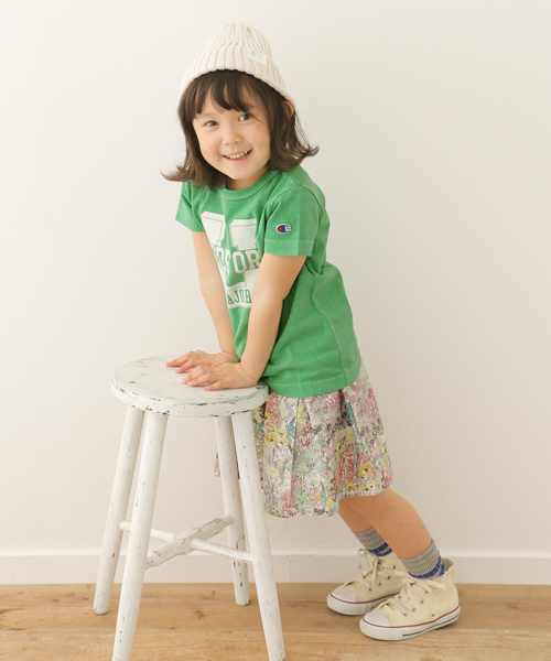 URBAN RESEARCH DOORS（アーバンリサーチドアーズ）の「Champion×DOORS プリントT ”U”（Tシャツ/カットソー・キッズ・オフホワイト/グリーン・90/135/120/105）」の17枚目の写真