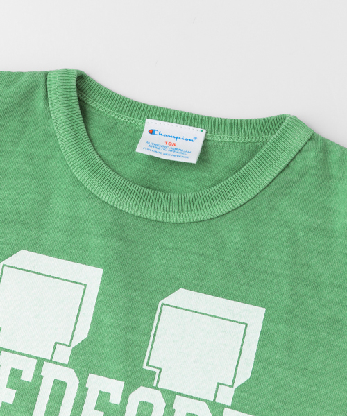 URBAN RESEARCH DOORS（アーバンリサーチドアーズ）の「Champion×DOORS プリントT ”U”（Tシャツ/カットソー・キッズ・オフホワイト/グリーン・90/135/120/105）」の18枚目の写真