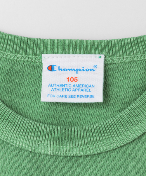 URBAN RESEARCH DOORS（アーバンリサーチドアーズ）の「Champion×DOORS プリントT ”U”（Tシャツ/カットソー・キッズ・オフホワイト/グリーン・90/135/120/105）」の19枚目の写真