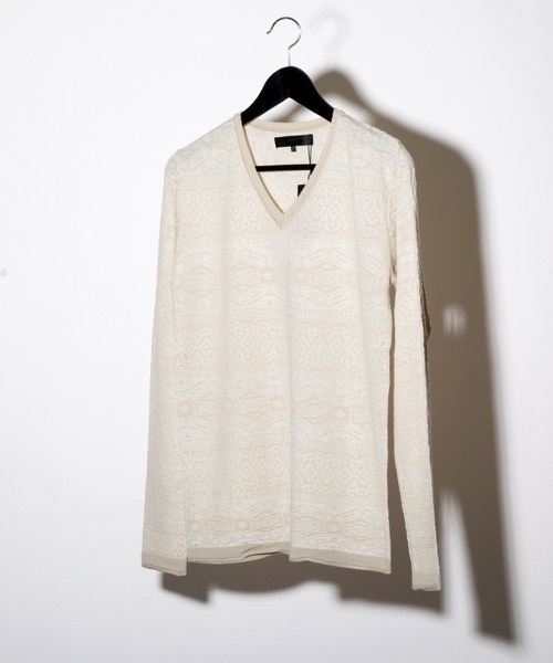 hardcover（ハードカバー）の「《hardcover》ハイゲージスプリングニット(HC-163-14-109)（ニット/セーター・レディース・ワインレッド/アイボリー/ネイビー/グレー・MEDIUM/SMALL/LARGE）」の10枚目の写真