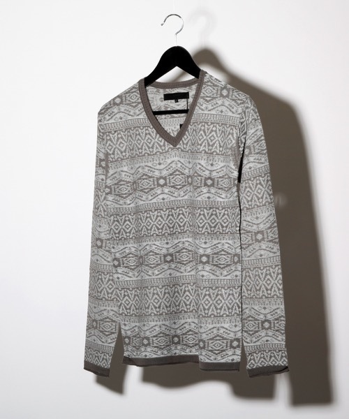 hardcover（ハードカバー）の「《hardcover》ハイゲージスプリングニット(HC-163-14-109)（ニット/セーター・レディース・ワインレッド/アイボリー/ネイビー/グレー・MEDIUM/SMALL/LARGE）」の11枚目の写真