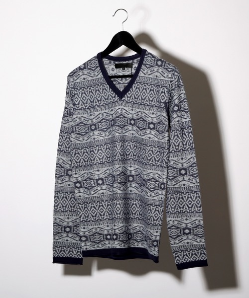 hardcover（ハードカバー）の「《hardcover》ハイゲージスプリングニット(HC-163-14-109)（ニット/セーター・レディース・ワインレッド/アイボリー/ネイビー/グレー・MEDIUM/SMALL/LARGE）」の12枚目の写真