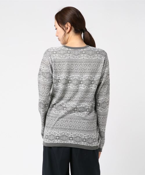 hardcover（ハードカバー）の「《hardcover》ハイゲージスプリングニット(HC-163-14-109)（ニット/セーター・レディース・ワインレッド/アイボリー/ネイビー/グレー・MEDIUM/SMALL/LARGE）」の6枚目の写真