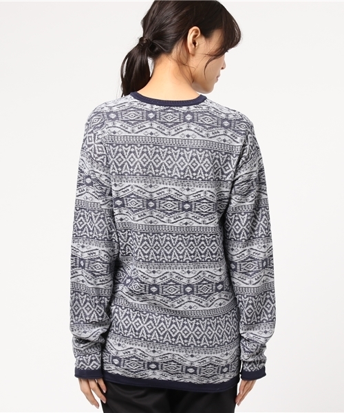 hardcover（ハードカバー）の「《hardcover》ハイゲージスプリングニット(HC-163-14-109)（ニット/セーター・レディース・ワインレッド/アイボリー/ネイビー/グレー・MEDIUM/SMALL/LARGE）」の7枚目の写真