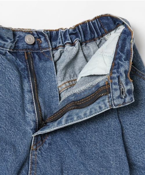 WEGO（ウィゴー）の「WEGO/タックデニムワイドパンツ（デニムパンツ・メンズ・インディゴブルー・MEDIUM/LARGE）」の8枚目の写真