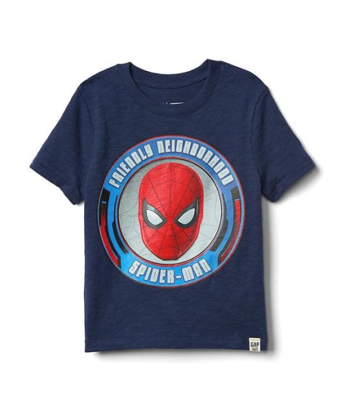 GAP（ギャップ）の「babyGap Marvel (TM) スーパーヒーロー スラブTシャツ（Tシャツ/カットソー・キッズ・ダークグレー/ホワイト/ブルー/ホワイト系その他/ネイビー・80ｃｍ/95cm/90cm/100cm/105cm/110cm）」の4枚目の写真