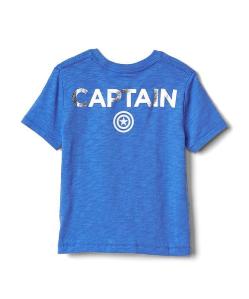 GAP（ギャップ）の「babyGap Marvel (TM) スーパーヒーロー スラブTシャツ（Tシャツ/カットソー・キッズ・ダークグレー/ホワイト/ブルー/ホワイト系その他/ネイビー・80ｃｍ/95cm/90cm/100cm/105cm/110cm）」の6枚目の写真