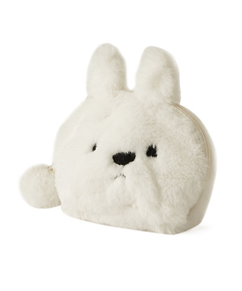 Hitch Hike ヒッチハイク の Web限定 ふわふわうさポーチ ポーチ Wear