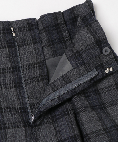 laboratory work（ラボラトリーワーク）の「【再入荷】チェックワイドパンツ（その他パンツ・レディース・グレー系その他/ブラウン系その他/ネイビー・MEDIUM）」の11枚目の写真