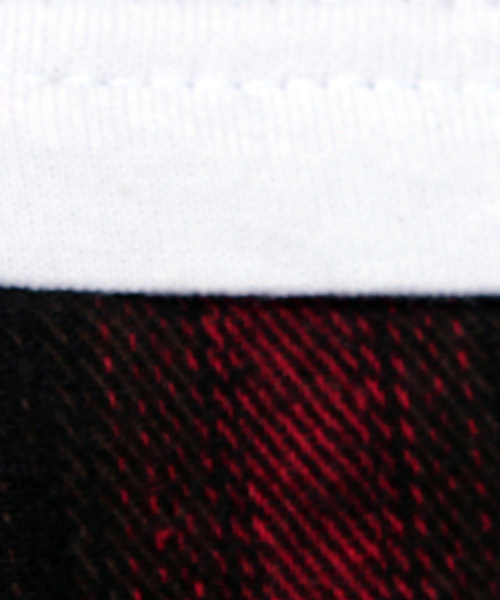 ８(eight)（エイト）の「チェック プルオーバー パーカー スウェット ロング丈（パーカー・メンズ・ホワイト/ブラック・MEDIUM/LARGE）」の11枚目の写真