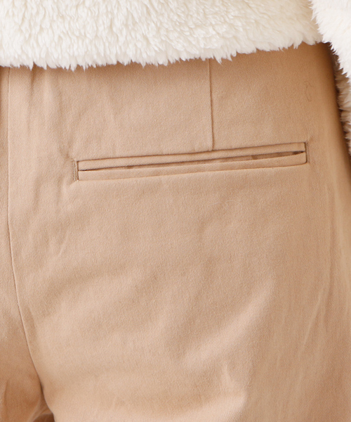 CIAOPANIC TYPY（チャオパニックティピー）の「PPPコラボLIMA2/チノワイドパンツ（チノパンツ・レディース・ベージュ/キャメル/ブラック/インディゴブルー・LARGE/MEDIUM/SMALL/X-SMALL）」の18枚目の写真