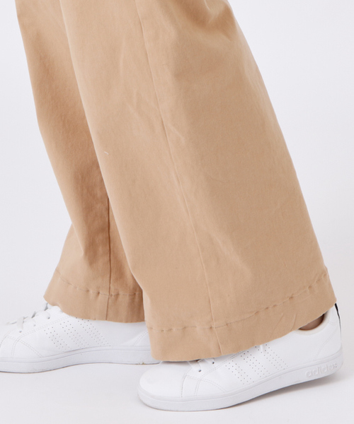 CIAOPANIC TYPY（チャオパニックティピー）の「PPPコラボLIMA2/チノワイドパンツ（チノパンツ・レディース・ベージュ/キャメル/ブラック/インディゴブルー・LARGE/MEDIUM/SMALL/X-SMALL）」の21枚目の写真