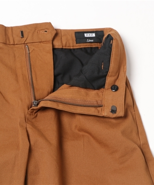 CIAOPANIC TYPY（チャオパニックティピー）の「PPPコラボLIMA2/チノワイドパンツ（チノパンツ・レディース・ベージュ/キャメル/ブラック/インディゴブルー・LARGE/MEDIUM/SMALL/X-SMALL）」の9枚目の写真