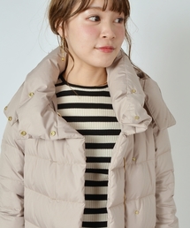 SHIPS（シップス）の「【河田フェザー】フードロングダウン◇（ダウン