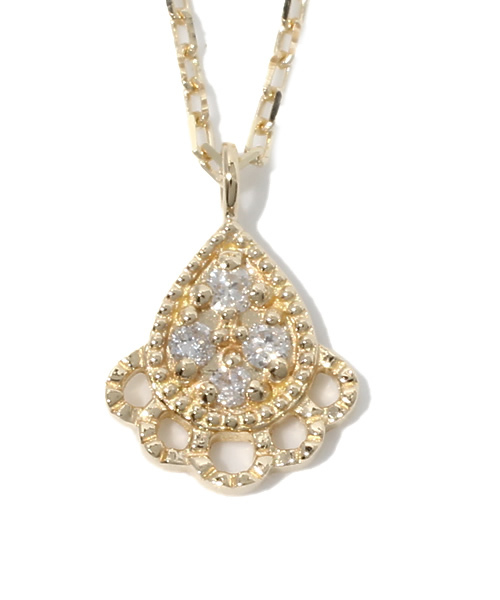 agete（アガット）の「K14ネックレス（10123116371）（ネックレス