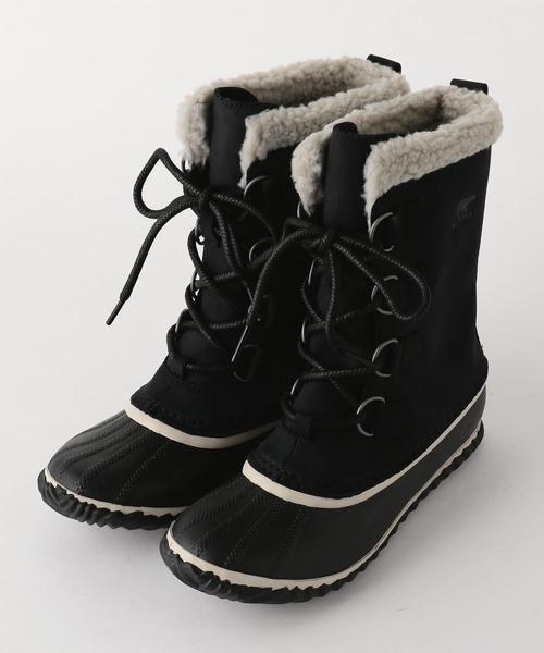 SOREL(ソレル)の「ソレル/SOREL CARIBOU SLIM(ブーツ・レディース・ブラック/ベージュ・7/6/8)」の4枚目の写真