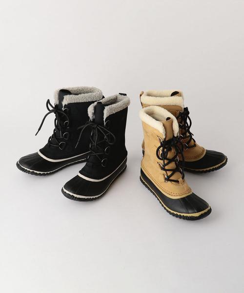 SOREL(ソレル)の「ソレル/SOREL CARIBOU SLIM(ブーツ・レディース・ブラック/ベージュ・7/6/8)」の3枚目の写真