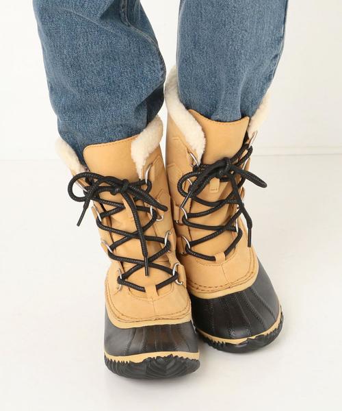 SOREL(ソレル)の「ソレル/SOREL CARIBOU SLIM(ブーツ・レディース・ブラック/ベージュ・7/6/8)」の11枚目の写真