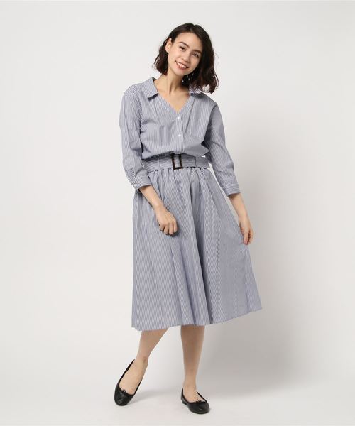 Mystrada（マイストラーダ）の「抜けシャツワンピース（ワンピース ...