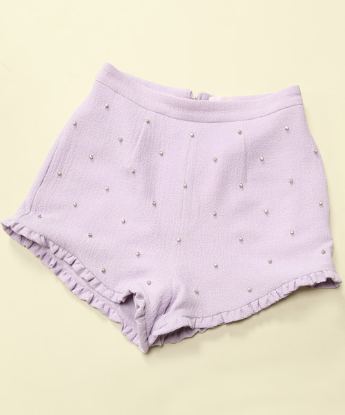 KIKKA THE DIARY OF（キッカ　ザ　ダイアリー　オブ）の「ｸﾘｽﾀﾙｽﾀｯｽﾞﾊﾟﾝﾂ（その他パンツ・レディース・ブラック/ラベンダー/イエロー・36/38）」の12枚目の写真