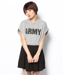 Chico | ARMY切替ロールアップワンピース(ワンピース)