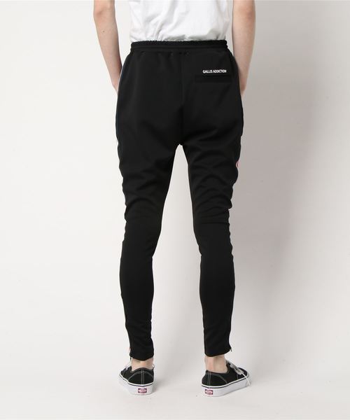 GALLIS ADDICTION（ガリスアディクション）の「GAラインテープジャージパンツ（その他パンツ・メンズ・ブラック×レッド/ホワイト×レッド・L/S/M）」の4枚目の写真