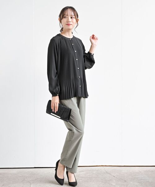 rps（アールピーエス）の「レース×サテン2WAYクラッチBAG（クラッチバッグ・レディース・ブラック/ベージュ/チャコールグレー・フリー）」の8枚目の写真