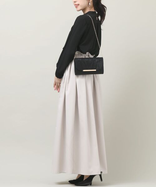 rps（アールピーエス）の「レース×サテン2WAYクラッチBAG（クラッチバッグ・レディース・ブラック/ベージュ/チャコールグレー・フリー）」の17枚目の写真