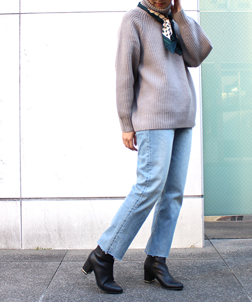 JELLY BEANS（ジェリービーンズ）の「プレーンストレッチブーツ(115-7680)JELLY BEANS(ジェリービーンズ)（ブーツ・レディース・ブラック/マルチ/ワイン/ブラック系その他・LL/S/M/L）」の13枚目の写真