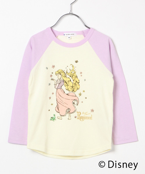 GLOBAL WORK(グローバルワーク)の「【キッズ】ディズニーデザインラグランTシャツ長袖/800765(Tシャツ/カットソー・キッズ・ホワイト/ダークグレー/ライトパープル/ブラック・SMALL/MEDIUM/LARGE/X-LARGE/XX-LARGE)」の4枚目の写真
