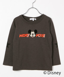 GLOBAL WORK | 【キッズ】ディズニーデザインラグランTシャツ長袖/800765(Tシャツ/カットソー)