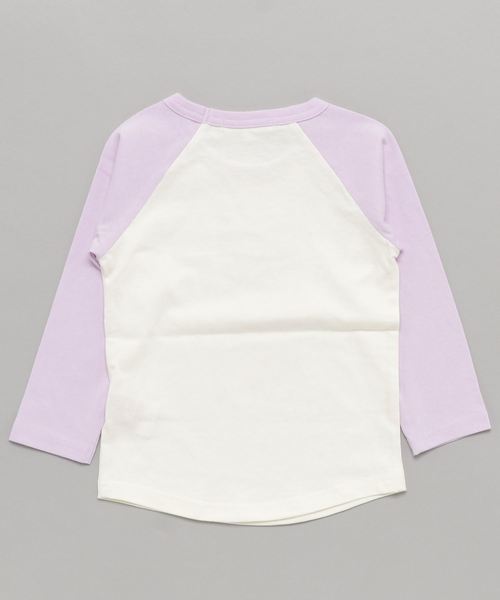 GLOBAL WORK(グローバルワーク)の「【キッズ】ディズニーデザインラグランTシャツ長袖/800765(Tシャツ/カットソー・キッズ・ホワイト/ダークグレー/ライトパープル/ブラック・SMALL/MEDIUM/LARGE/X-LARGE/XX-LARGE)」の6枚目の写真