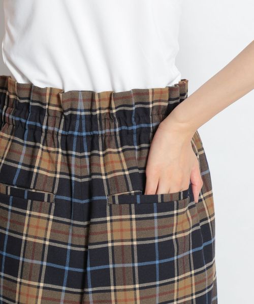 niko and...（ニコアンド）の「ギャザーワイドパンツ（その他パンツ・レディース・ネイビー/ボルドー/イエロー・LARGE/MEDIUM）」の13枚目の写真