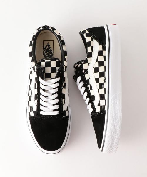VANS(バンズ)の「<VANS> OLD SKOOL LITE/オールドスクール(スニーカー・メンズ・ベージュ/ブラック・7h/8/9/8h/10)」の1枚目の写真
