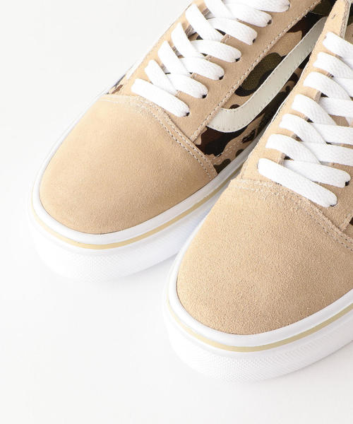 VANS(バンズ)の「<VANS> OLD SKOOL LITE/オールドスクール(スニーカー・メンズ・ベージュ/ブラック・7h/8/9/8h/10)」の6枚目の写真
