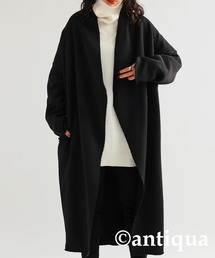 ショールカラーボアコート