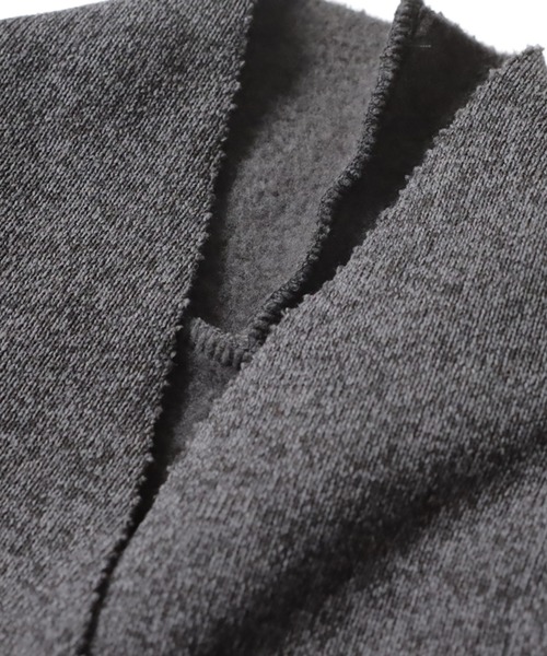 antiqua（アンティカ）の「ショールカラーボアコート（テーラードジャケット・レディース・ブラック/グレー・FREE）」の6枚目の写真